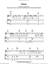 Dishes sheet music for voice, piano or guitar