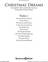 Christmas Dreams (A Cantata) sheet music for orchestra/band (violin 1)