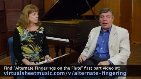 Alternate Fingerings on the Flute, Part 2