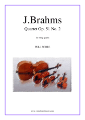 String Quartet Op. 51 No. 2 (f.score)