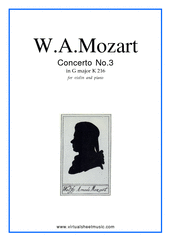 Concerto No. 3 in G major K216