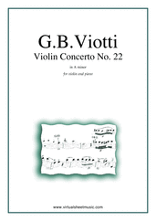 Concerto in A minor No.22
