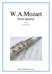 Flute Quartet K285 (parts)