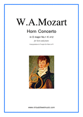 Concerto No.1 K412 (transposed in F major)