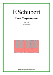 Four Impromptus Op.142