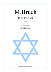 Kol Nidrei Op.47 (NEW EDITION)