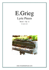 Lyric Pieces, Op.12 - book I