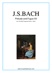 Prelude &amp; Fugue XII - Book I
