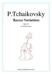 Variations on a Rococo Theme, Op.33