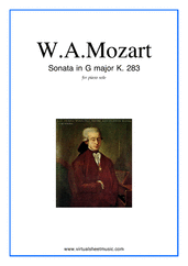 Sonata in G major K283