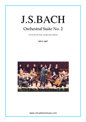 Orchestral Suite No.2 BWV 1067 (parts)