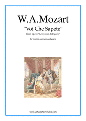 Voi Che Sapete, from the opera Le Nozze di Figaro