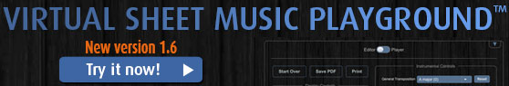 Virtual Sheet Music Playground™