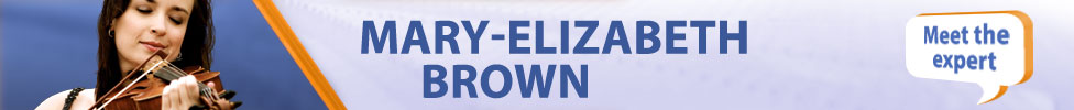 Mary-Elizabeth Brown - beginning & intermediate violin expert