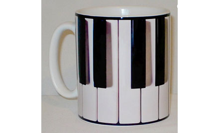 VSM 20th Anniversary Piano Keyboard Mug