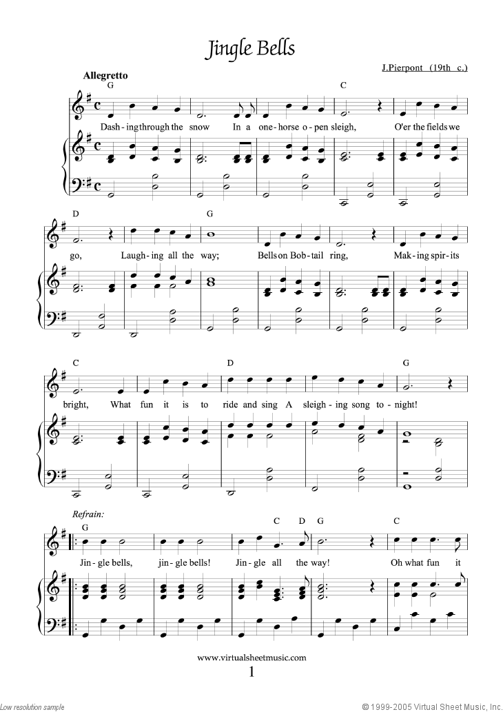 Free Printable Sheet Music Christmas Carols Printable Templates