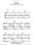 Precious sheet music for voice, piano or guitar
