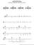Massachusetts (The Lights Went Out) sheet music for piano solo (chords, lyrics, melody) (version 2)