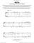 Words sheet music for piano solo