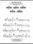 No Good For Me sheet music for piano solo (chords, lyrics, melody)