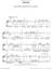 Eternity sheet music for piano solo, (easy)