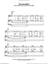 Disorientated sheet music for voice, piano or guitar