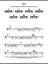 Torn sheet music for piano solo (chords, lyrics, melody)