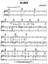 Alibis sheet music for voice, piano or guitar