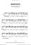 Manifesto sheet music for piano solo