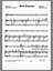 Nuit Blanche sheet music for voice and piano