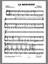 Le Mercredi sheet music for voice and piano