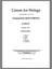 Canon sheet music for Strings sheet music for orchestra (COMPLETE)