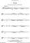 Words sheet music for clarinet solo