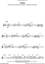 Yellow sheet music for clarinet solo