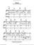 Roses sheet music for voice, piano or guitar