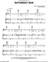 Saturday Sun sheet music for voice, piano or guitar