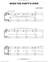 when the party's over sheet music for piano solo (big note book)