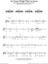 All These Things That I've Done sheet music for piano solo (chords, lyrics, melody)