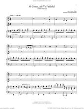 O Come, All Ye Faithful (for Violin Duet and Piano)