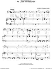An Die Freundschaft K.148