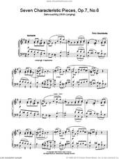 Seven Characteristic Pieces, Op.7, No.6