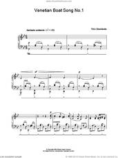 Venetian Boat Song No.1