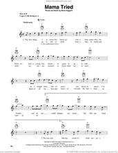 Mama Tried (arr. Fred Sokolow)