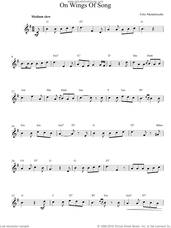 On Wings Of Song