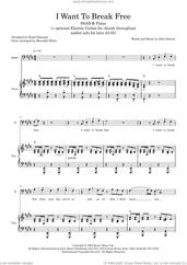 I Want To Break Free (arr. Hazel Hannam) (COMPLETE)