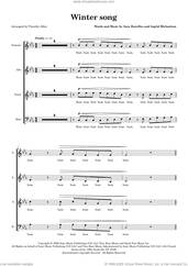 Winter Song (arr. Tim Allen) (SATB) (COMPLETE)