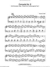 Giga, Presto) from 'La Stravaganza' Op.4