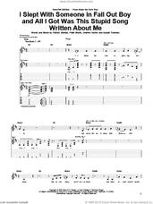 I Slept With Someone In Fall Out Boy And All I Got Was This Stupid Song Written About Me