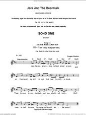 Song 1 (from Jack And The Beanstalk)