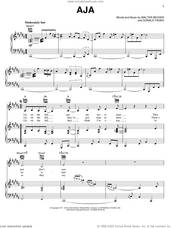 Aja for voice, piano or guitar